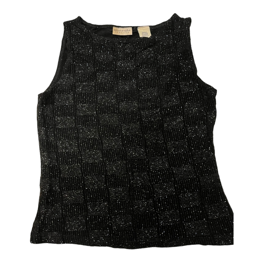 90s glitter tank top